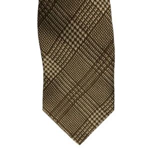 Hugo Boss Luxury Tie Gold Plaid